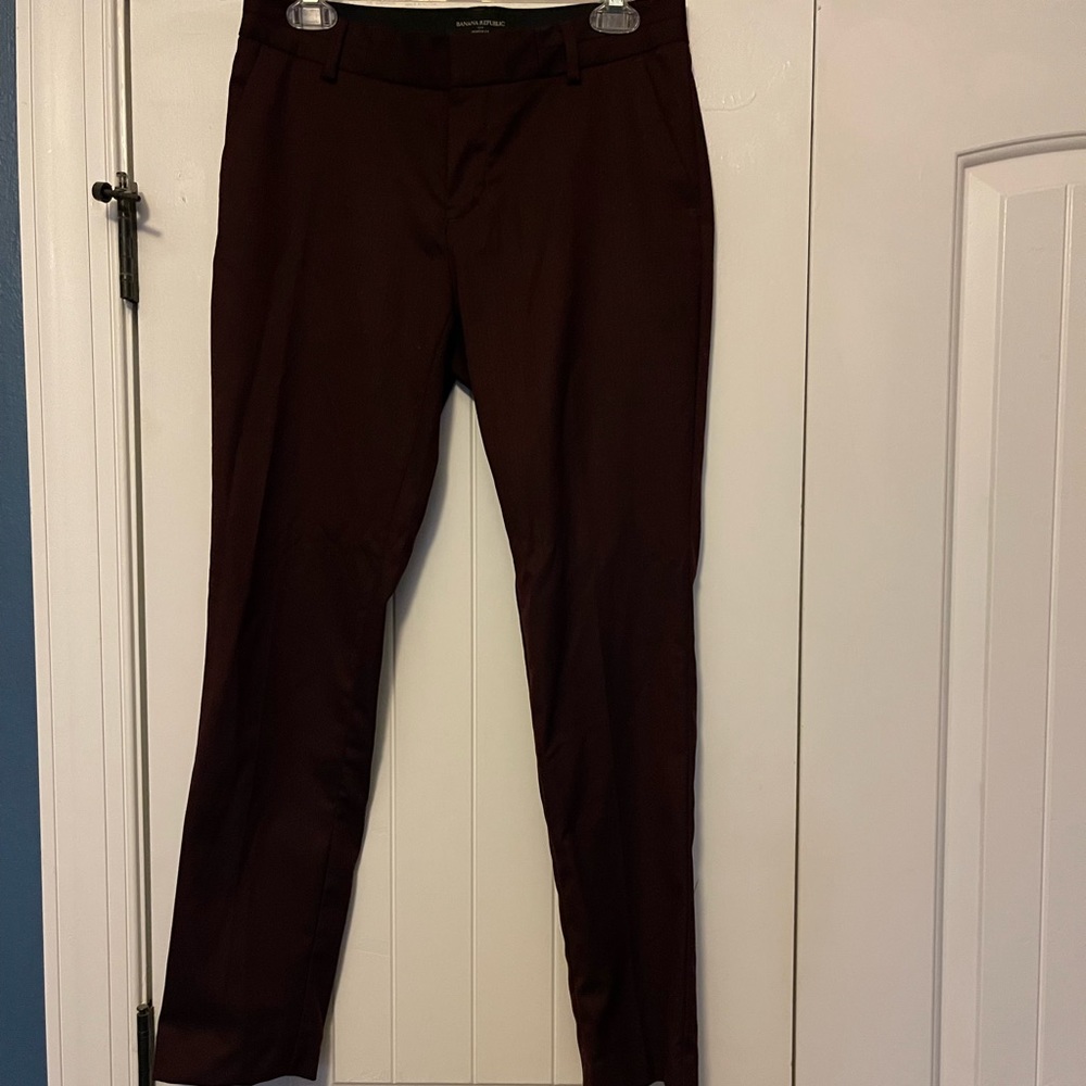 Banana Republic Maroon Trousers Size 4S